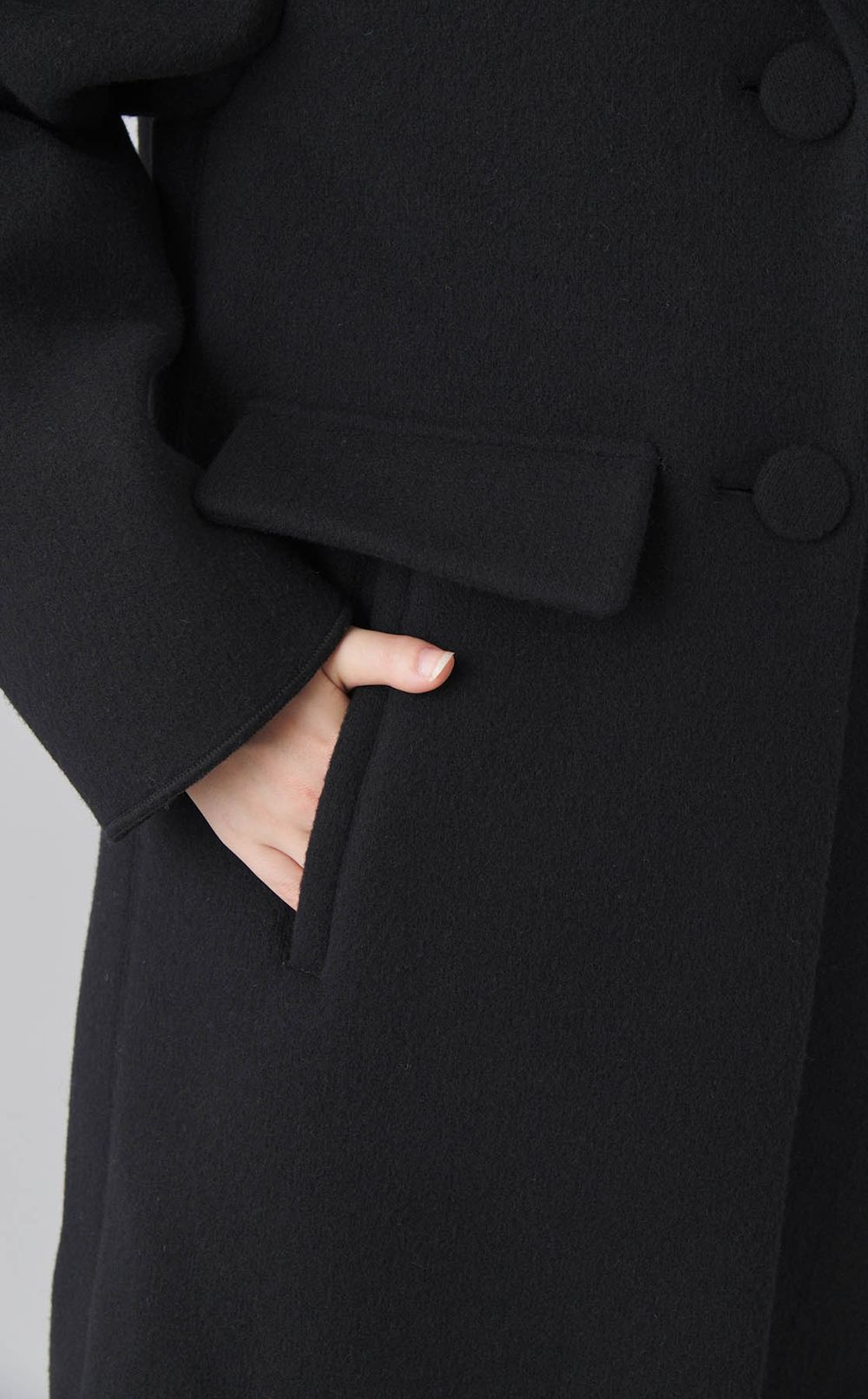 オーバーサイズウールテーラードコート