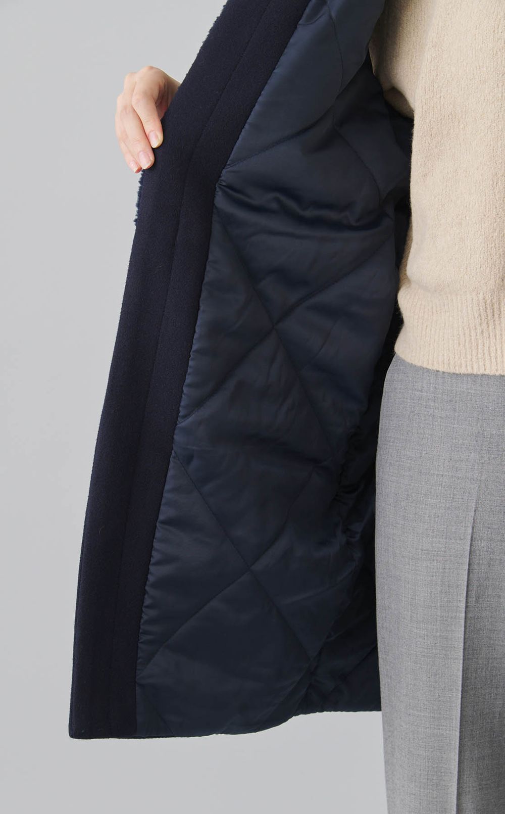 ボアフリースロングジレ