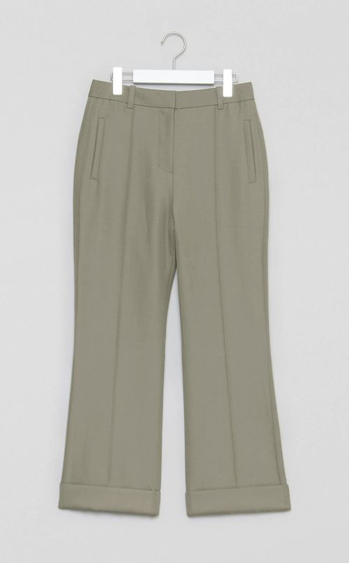 センターシームテーパードパンツ