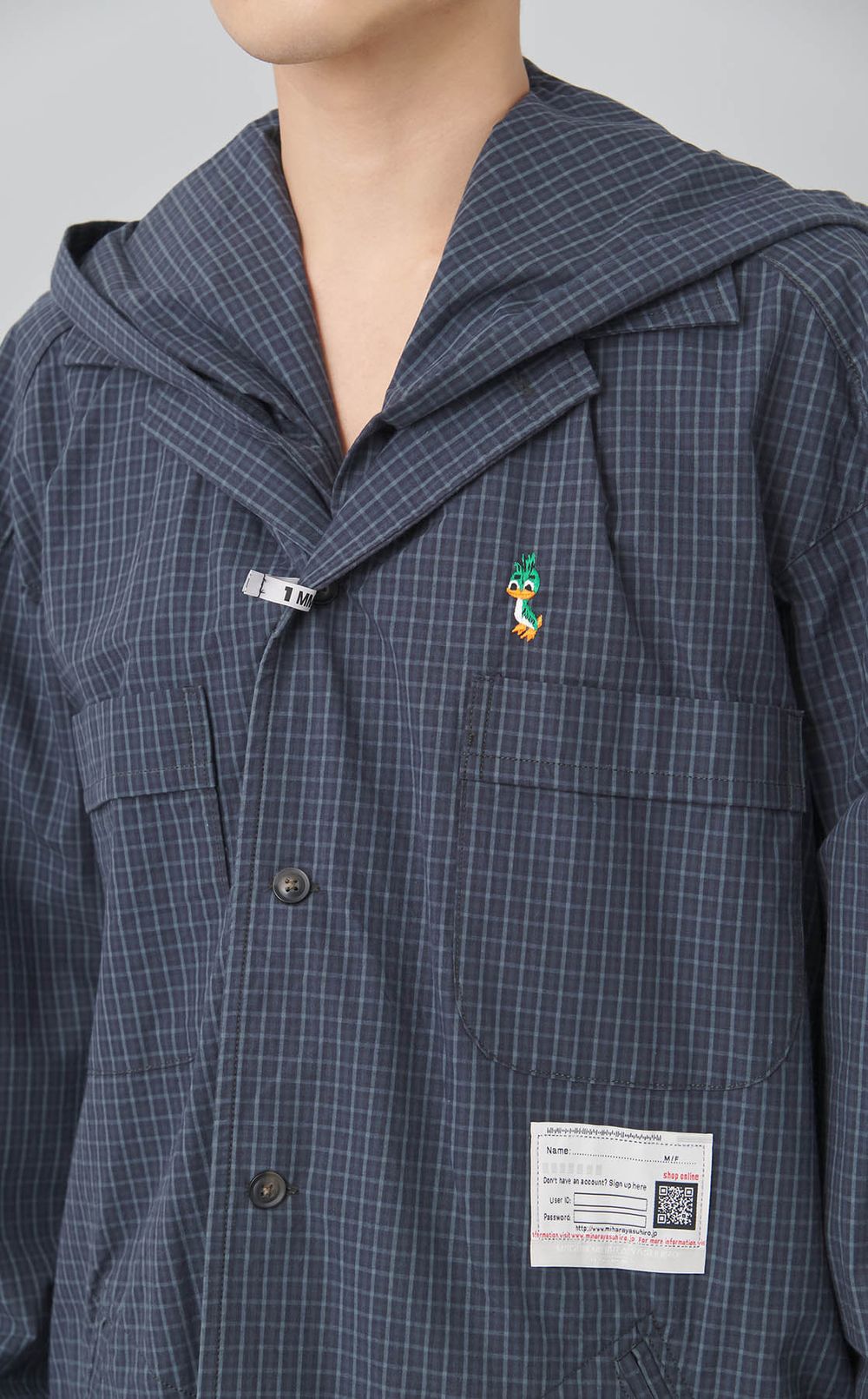 フードライニングシャツ