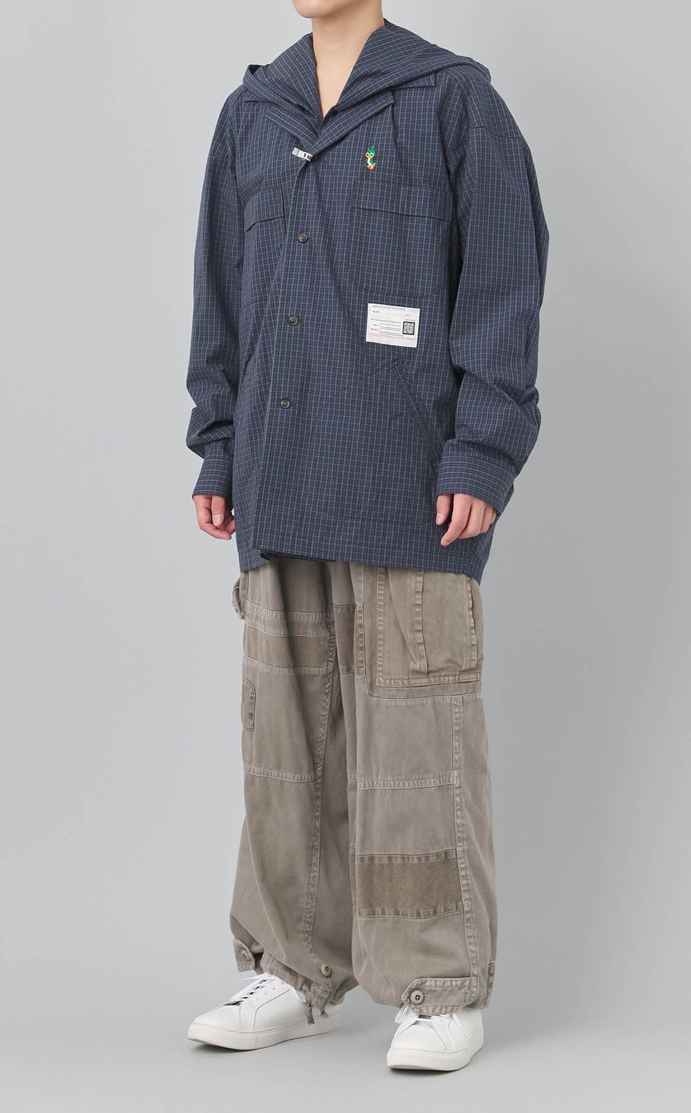 フードライニングシャツ