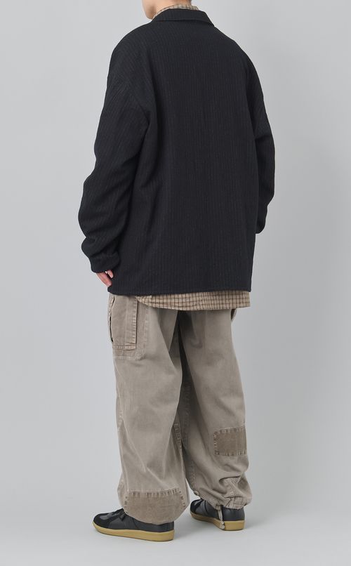 ストライプジャカードブレザー