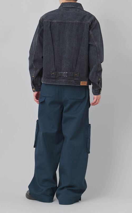 50sデニムジップアップジャケット