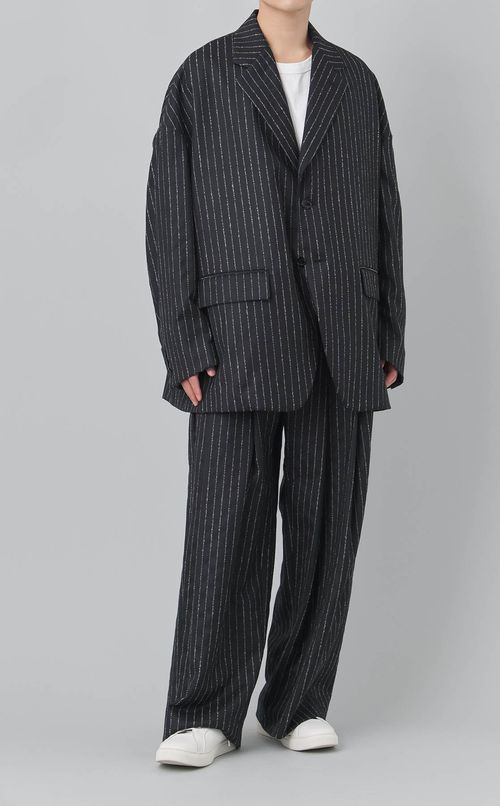 ピンストライプバギーパンツ