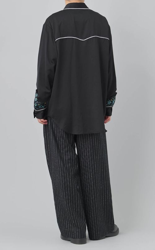 エンブロイダリーウエスタンシャツ