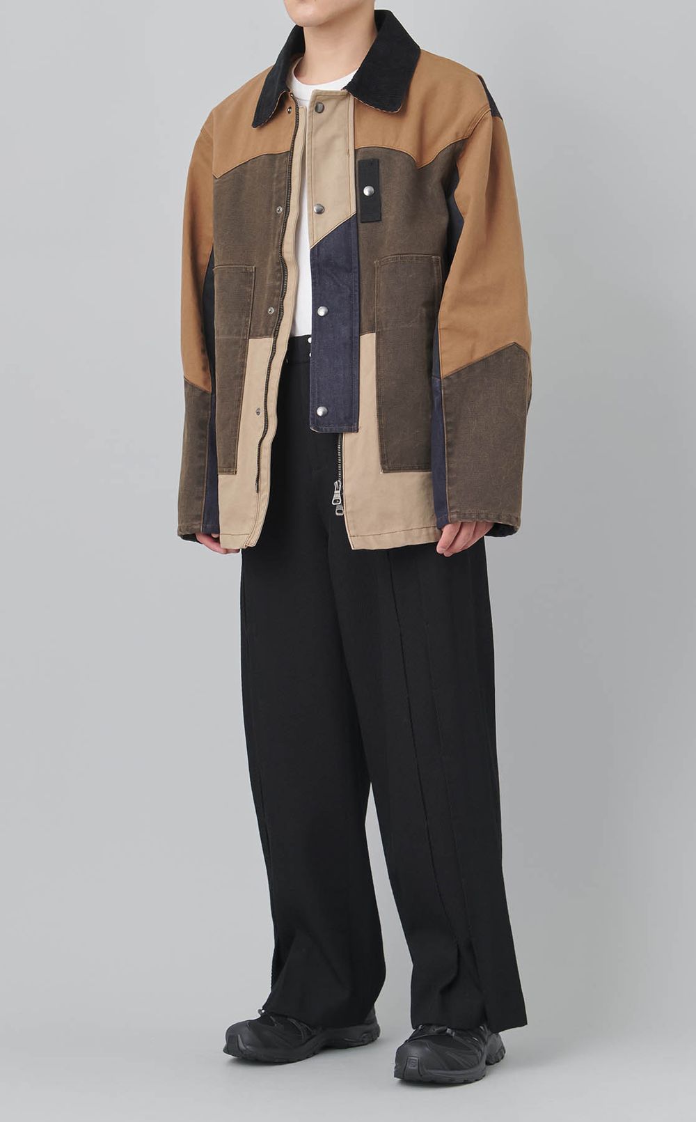 パッチワークウォッシュジャケット