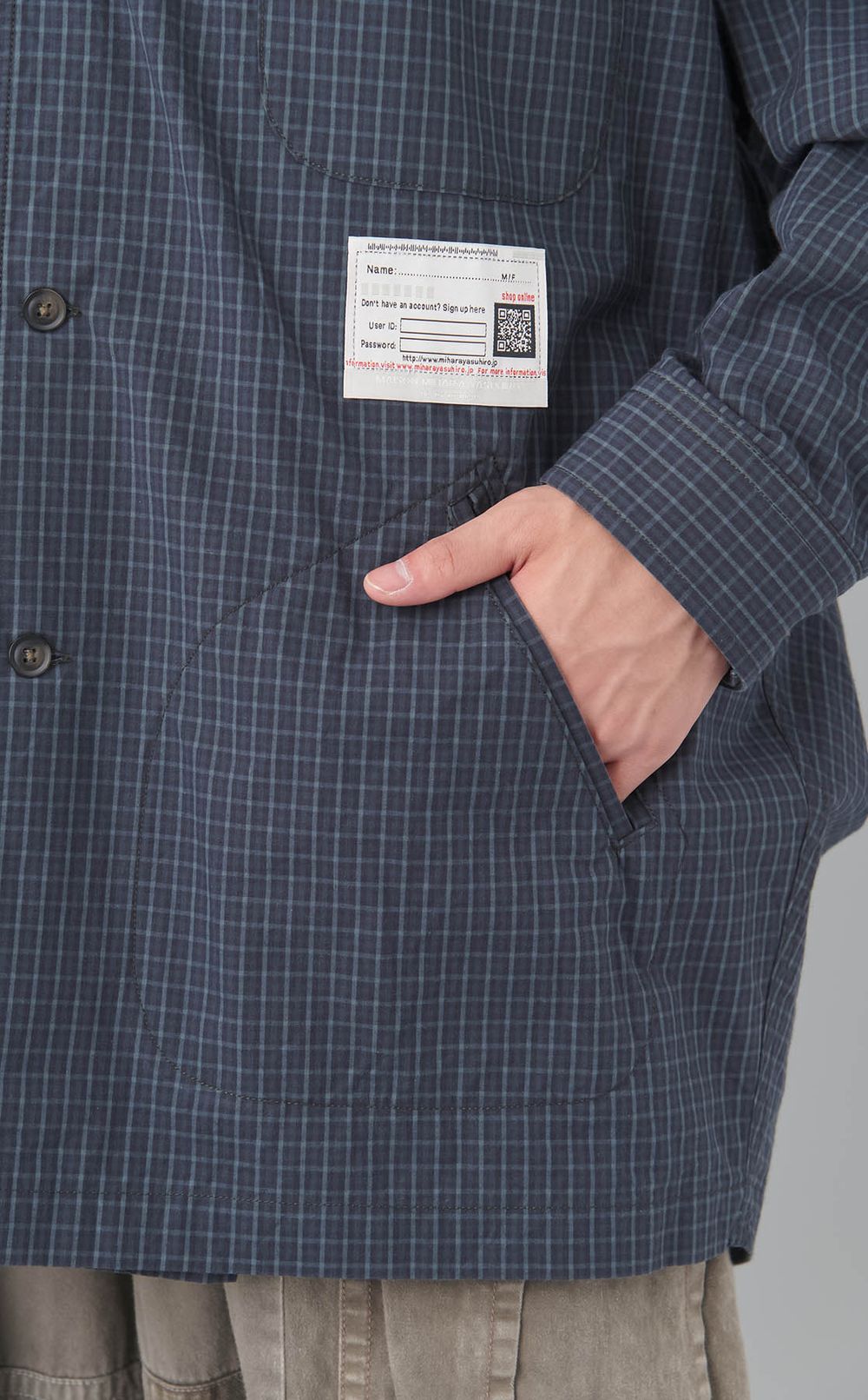 フードライニングシャツ