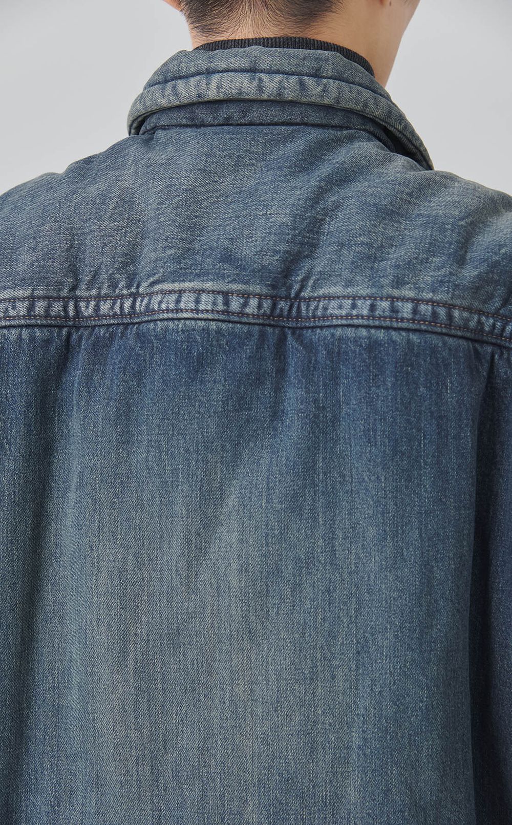 パファーデニムジャケット