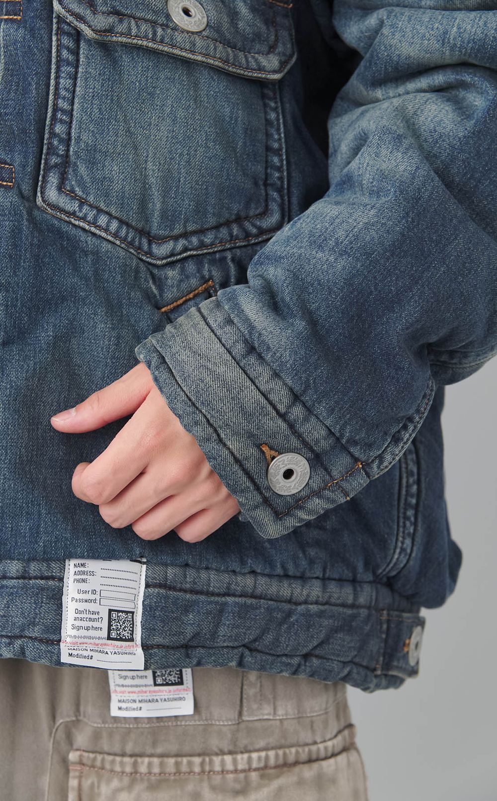 パファーデニムジャケット