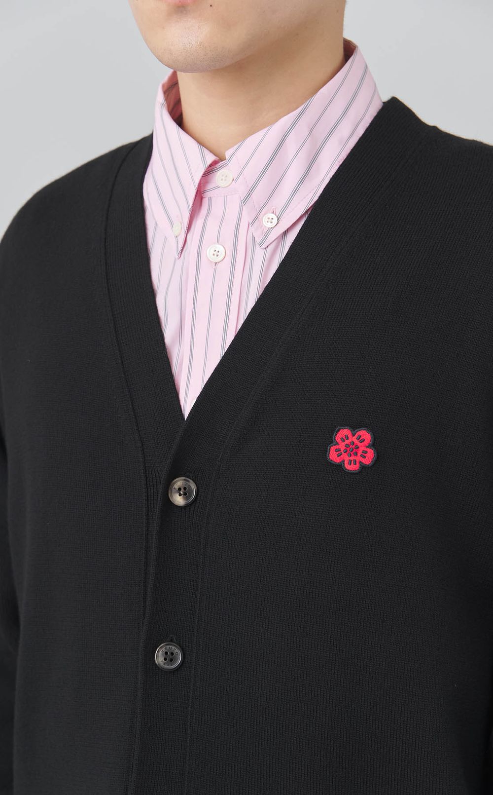 ボケフラワークレストカーディガン