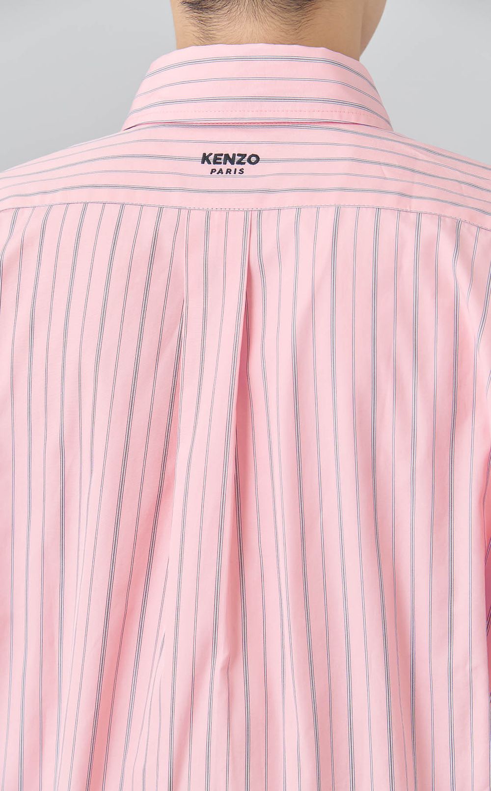 ボケフラワークレストストライプシャツ