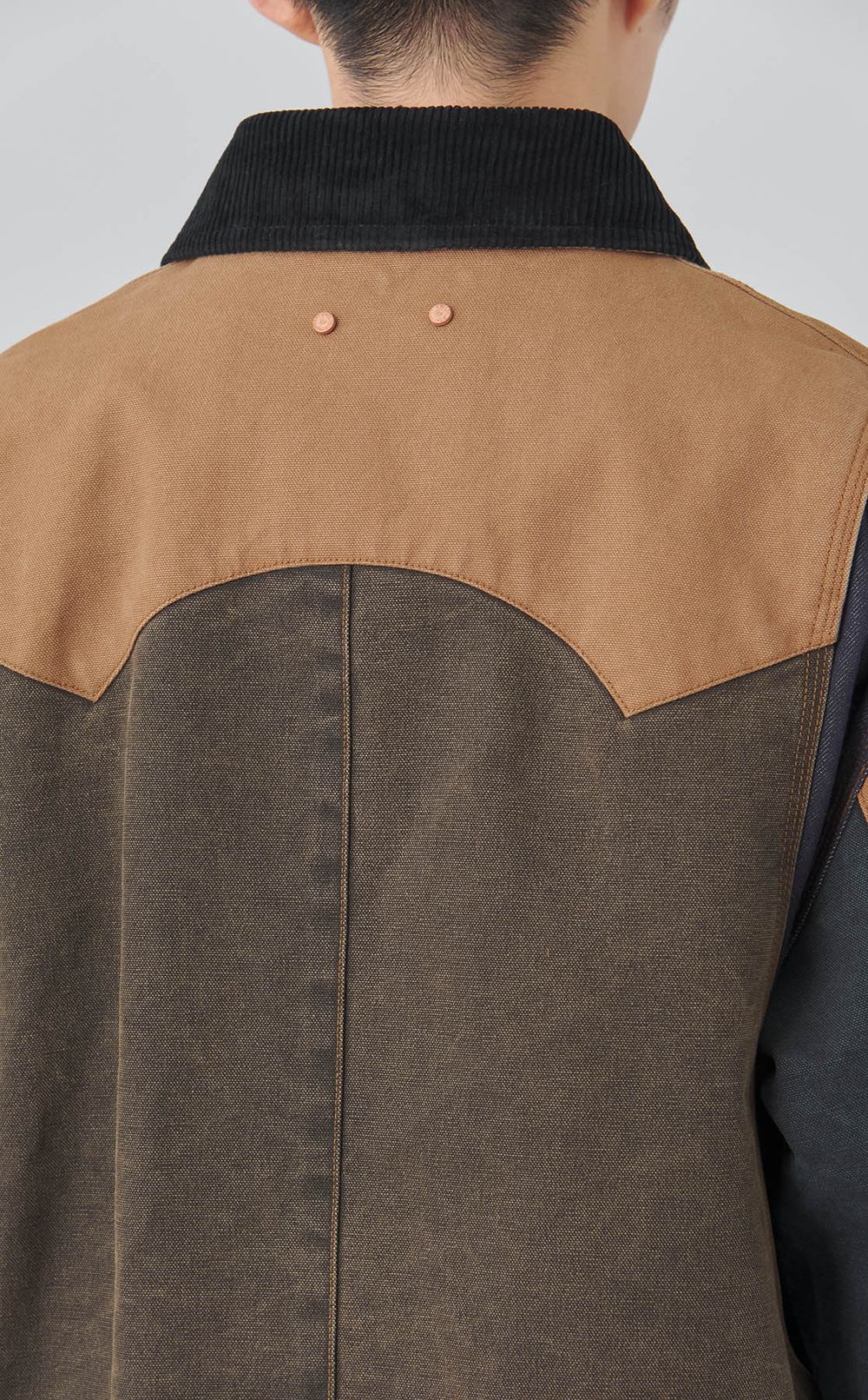 パッチワークウォッシュジャケット