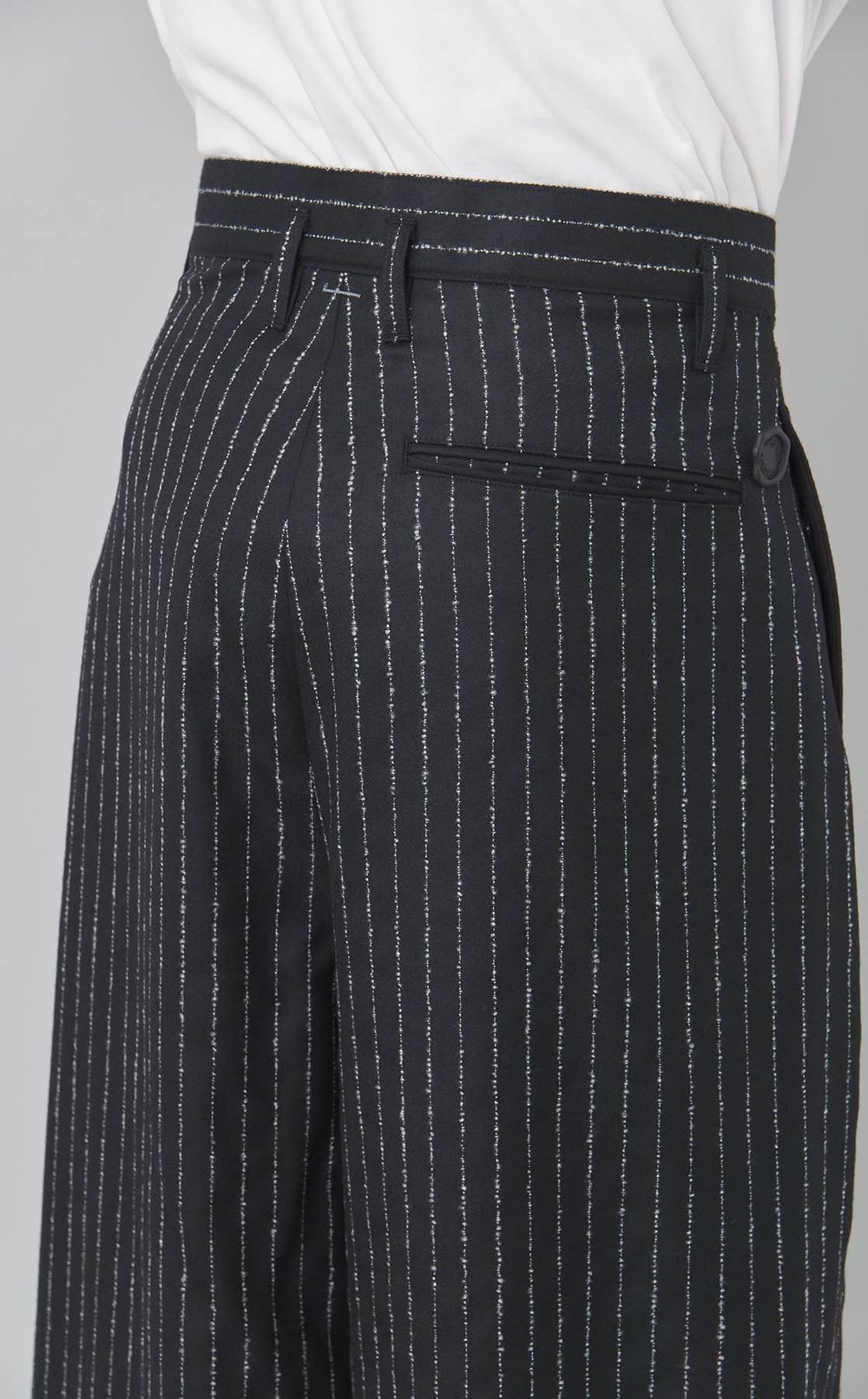 ピンストライプバギーパンツ