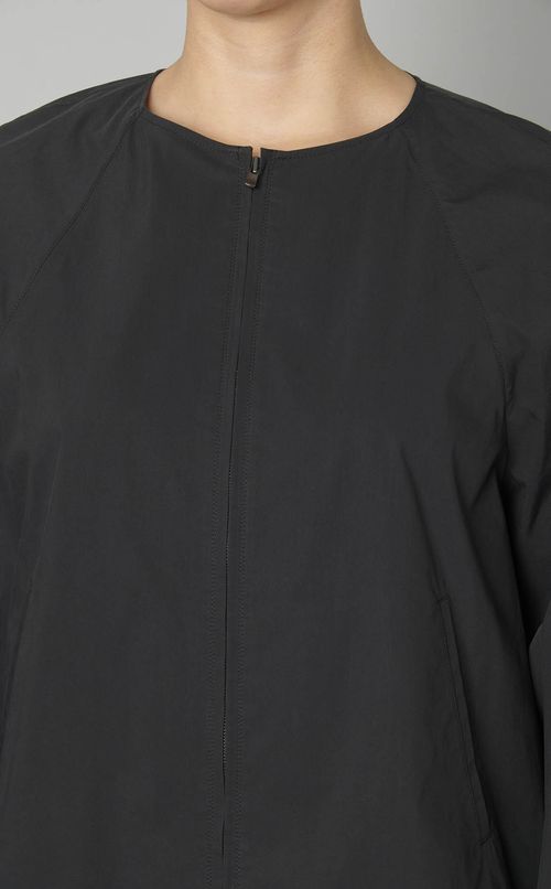 テックポプリンショートジップジャケット