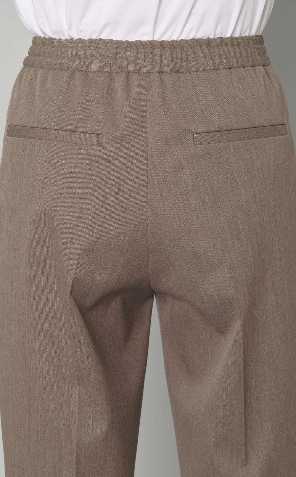 ウールギャバストレートパンツ