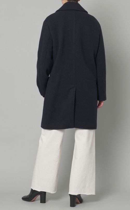 ビッグラペルウールPコート