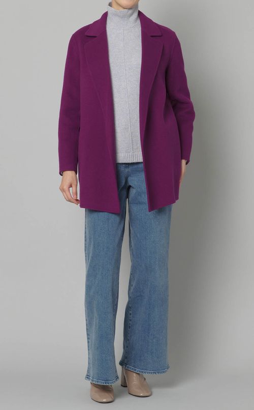 センタープレスワイドデニム