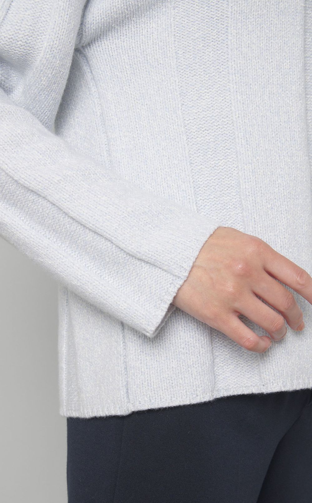 フェルトウールリブニット