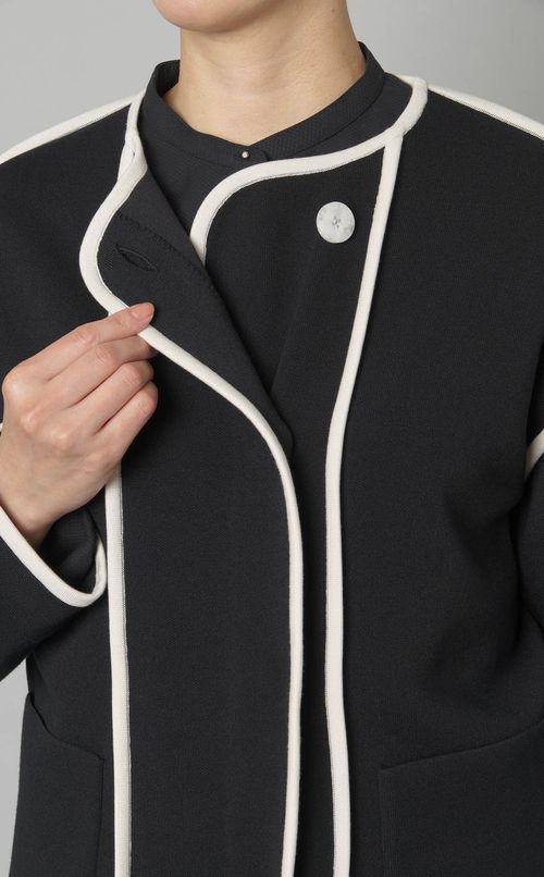 ダブルフェイスニットジャケット