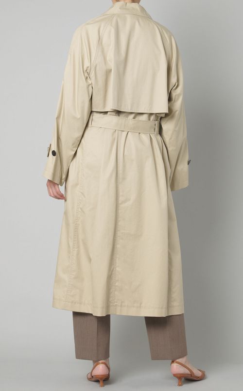 コットンブレンドトレンチコート