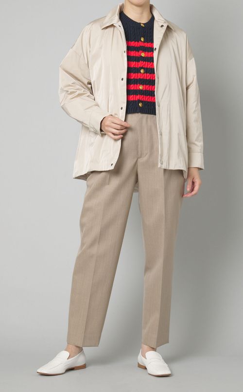 ケーブルニットショートカーディガン