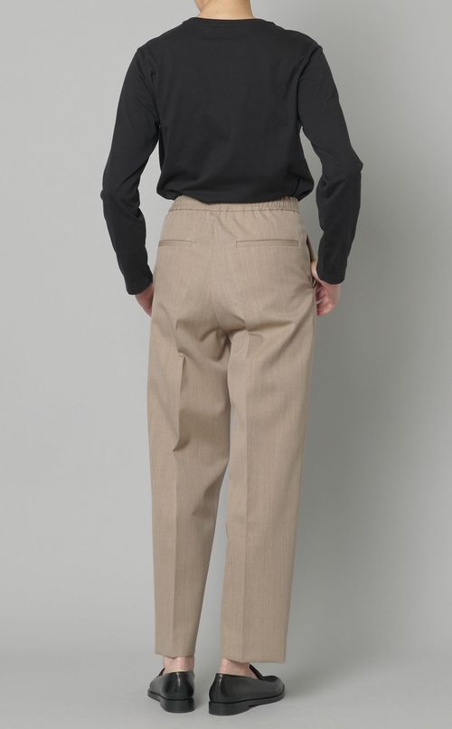 ウールギャバストレートパンツ