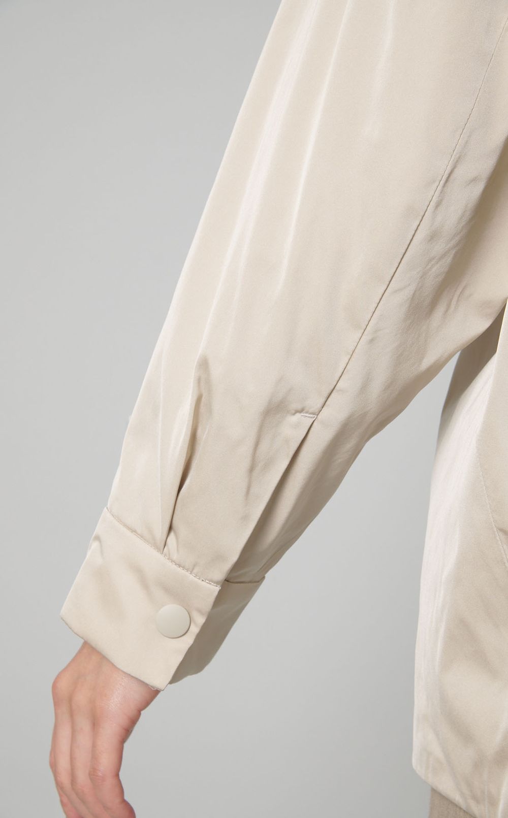 ダブルサテン中綿コーチジャケット