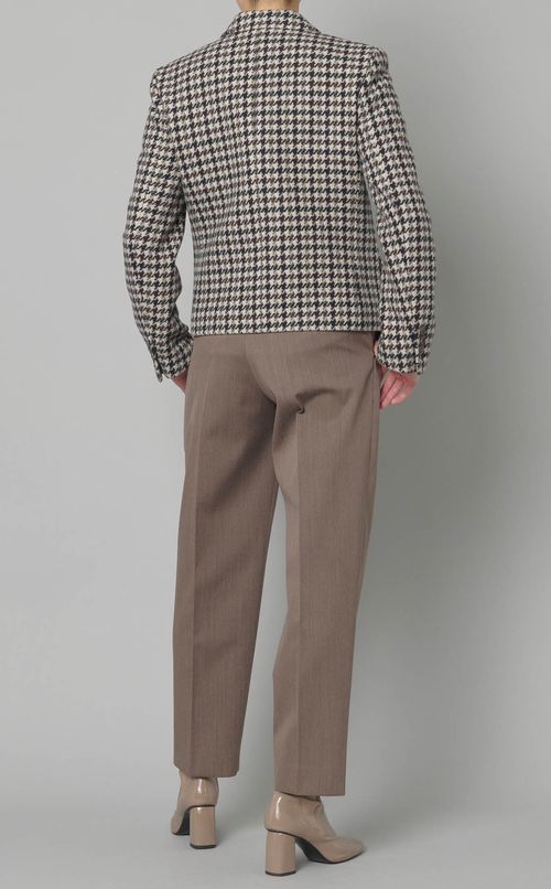 ウールチェックジャケット