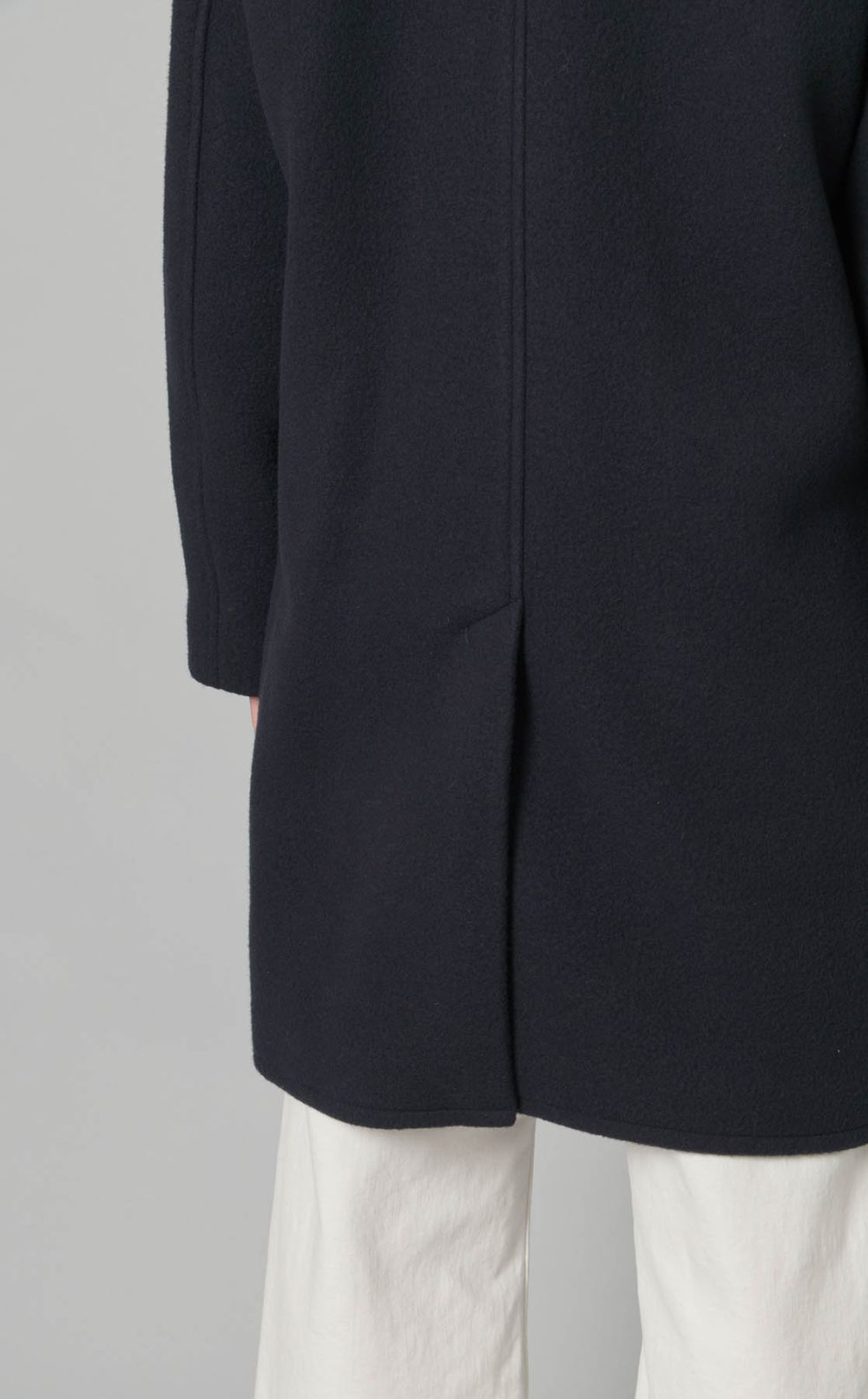 ビッグラペルウールPコート