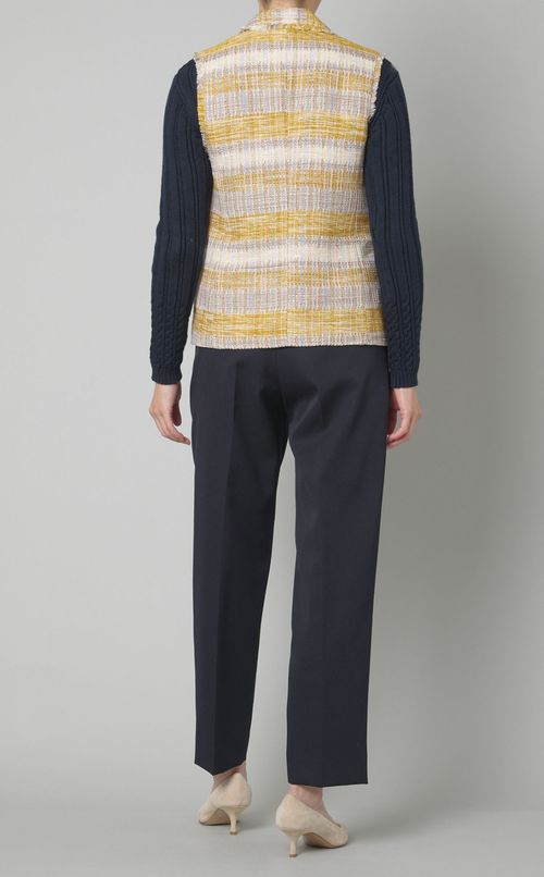 ミックスツイードジレ