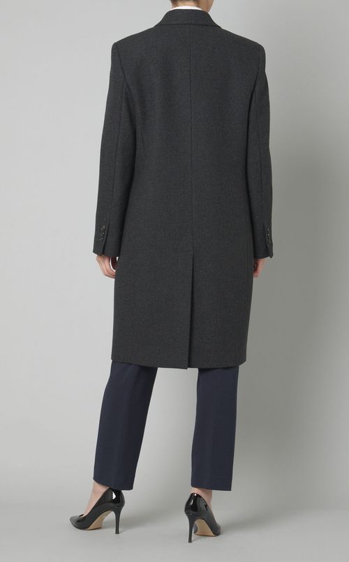 ダブルウールステンカラーコート