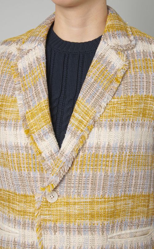 ミックスツイードジレ