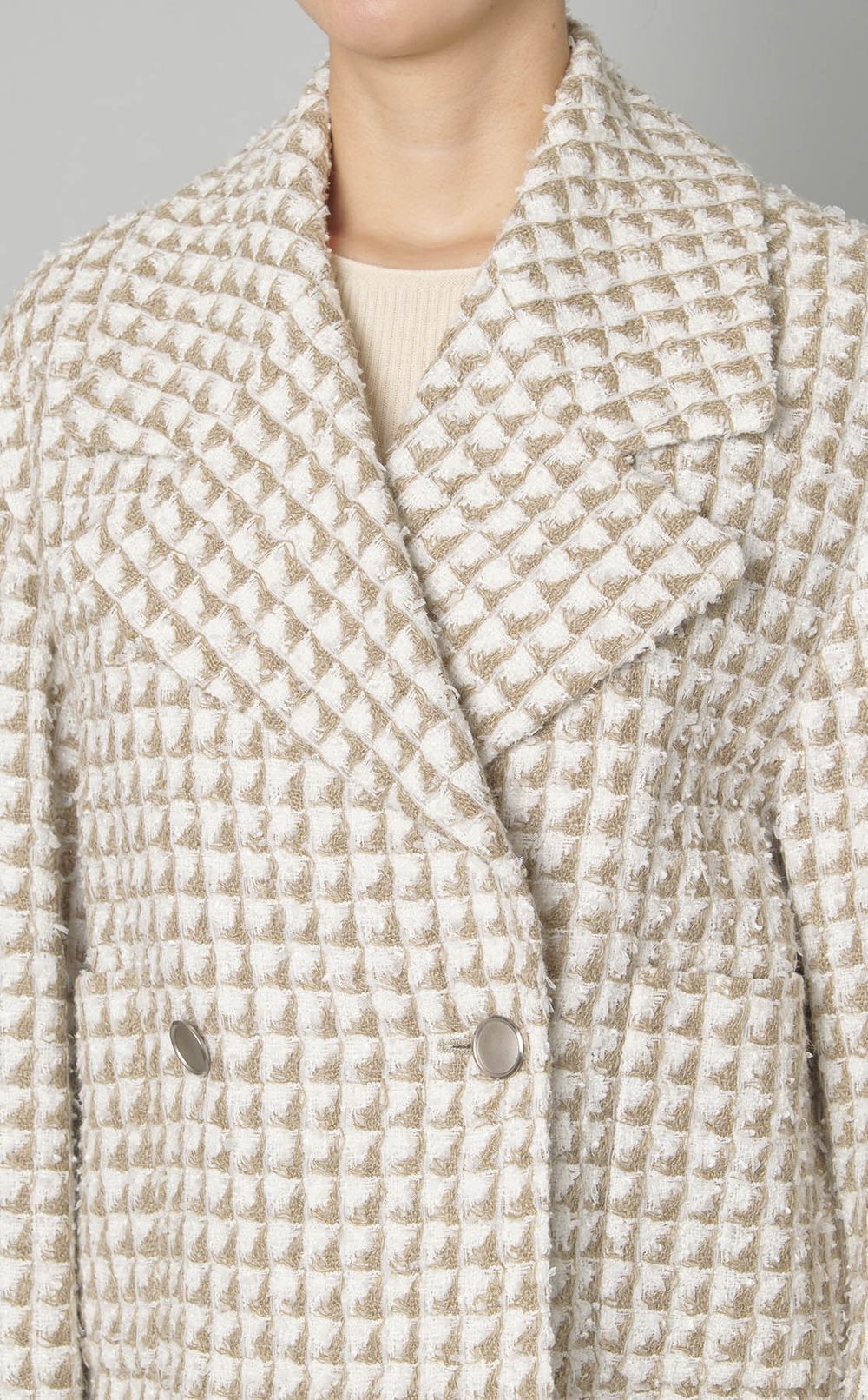 マルチツイードラペルジャケット