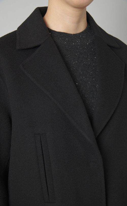 ウールカシミヤミドルコート