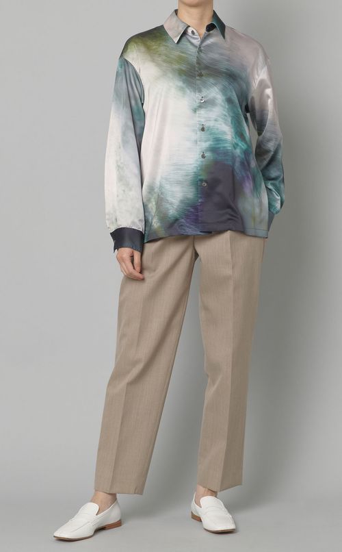 プリントレギュラーカラーシャツ