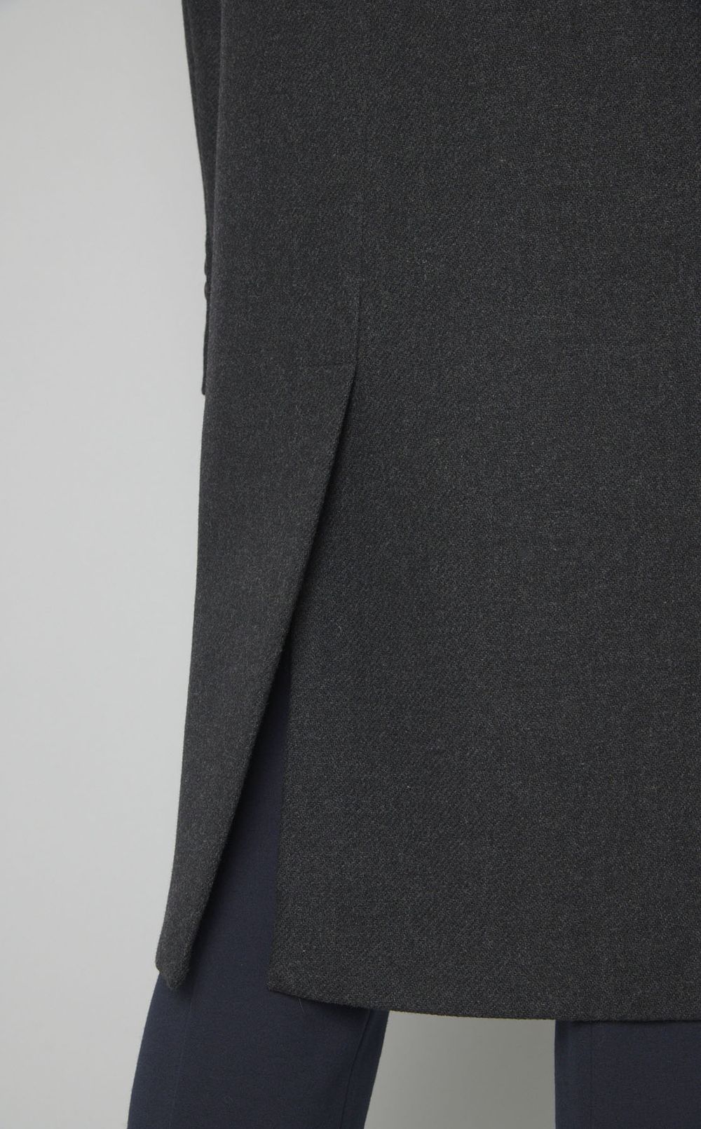 ダブルウールステンカラーコート