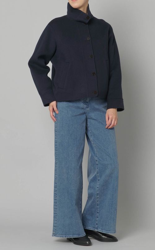 ダブルフェイスショートコート