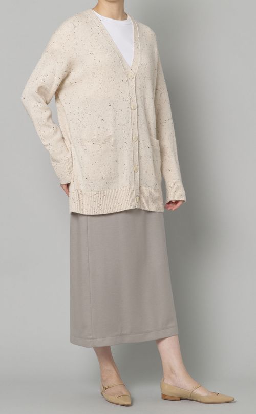 ウールストレッチロングスカート