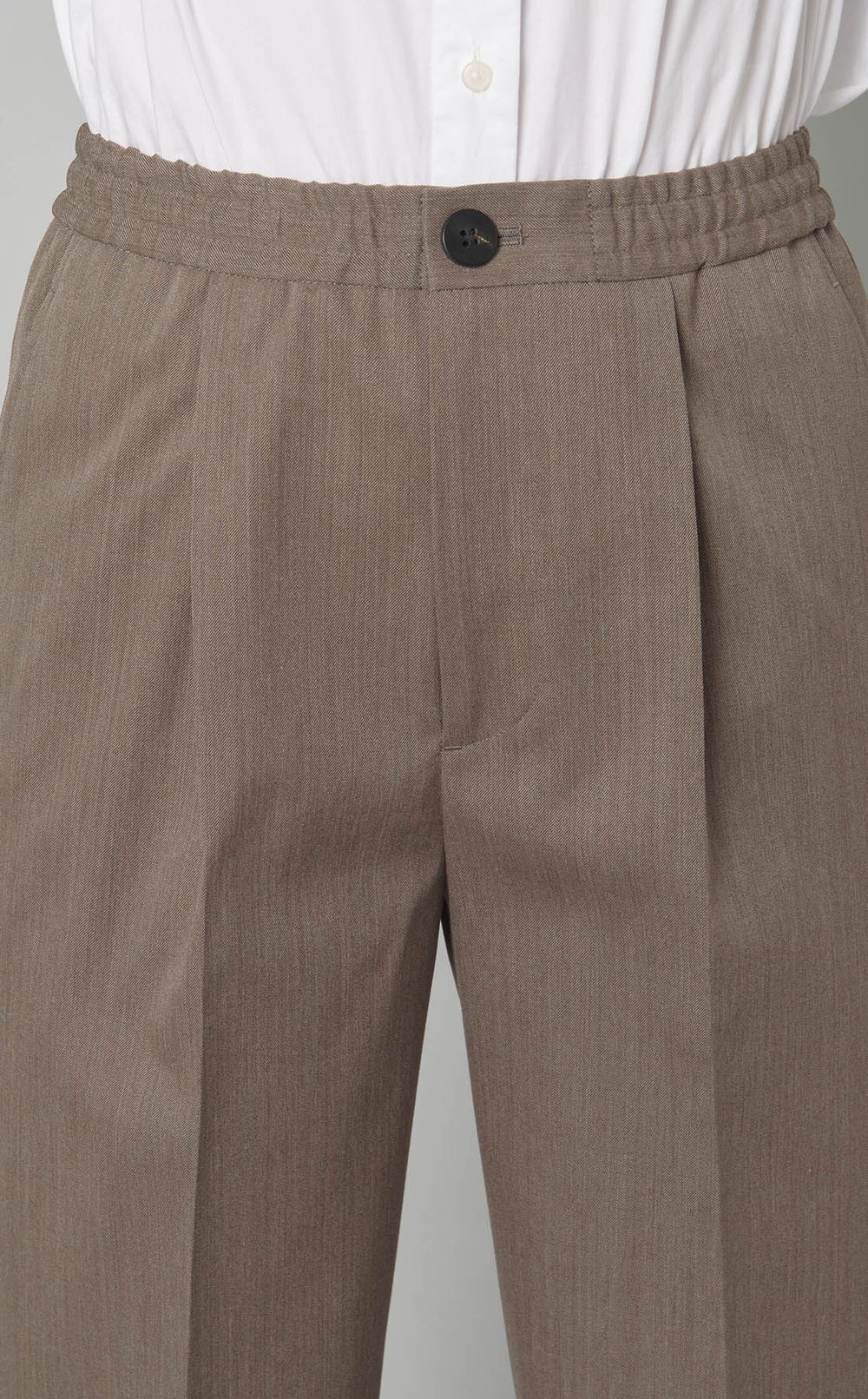 ウールギャバストレートパンツ