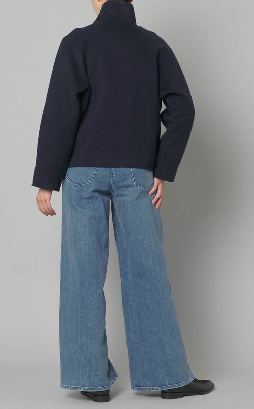 ダブルフェイスショートコート