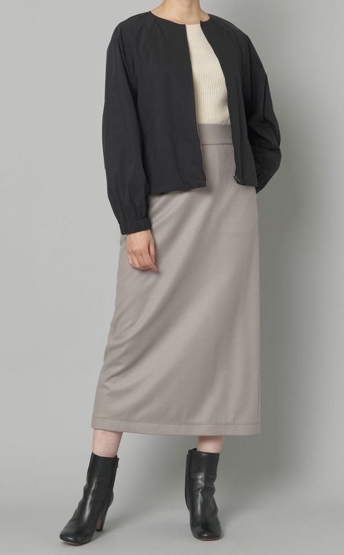 テックポプリンショートジップジャケット