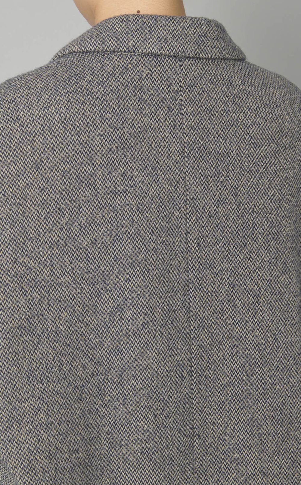 ウールヘリンボーンシングルコート