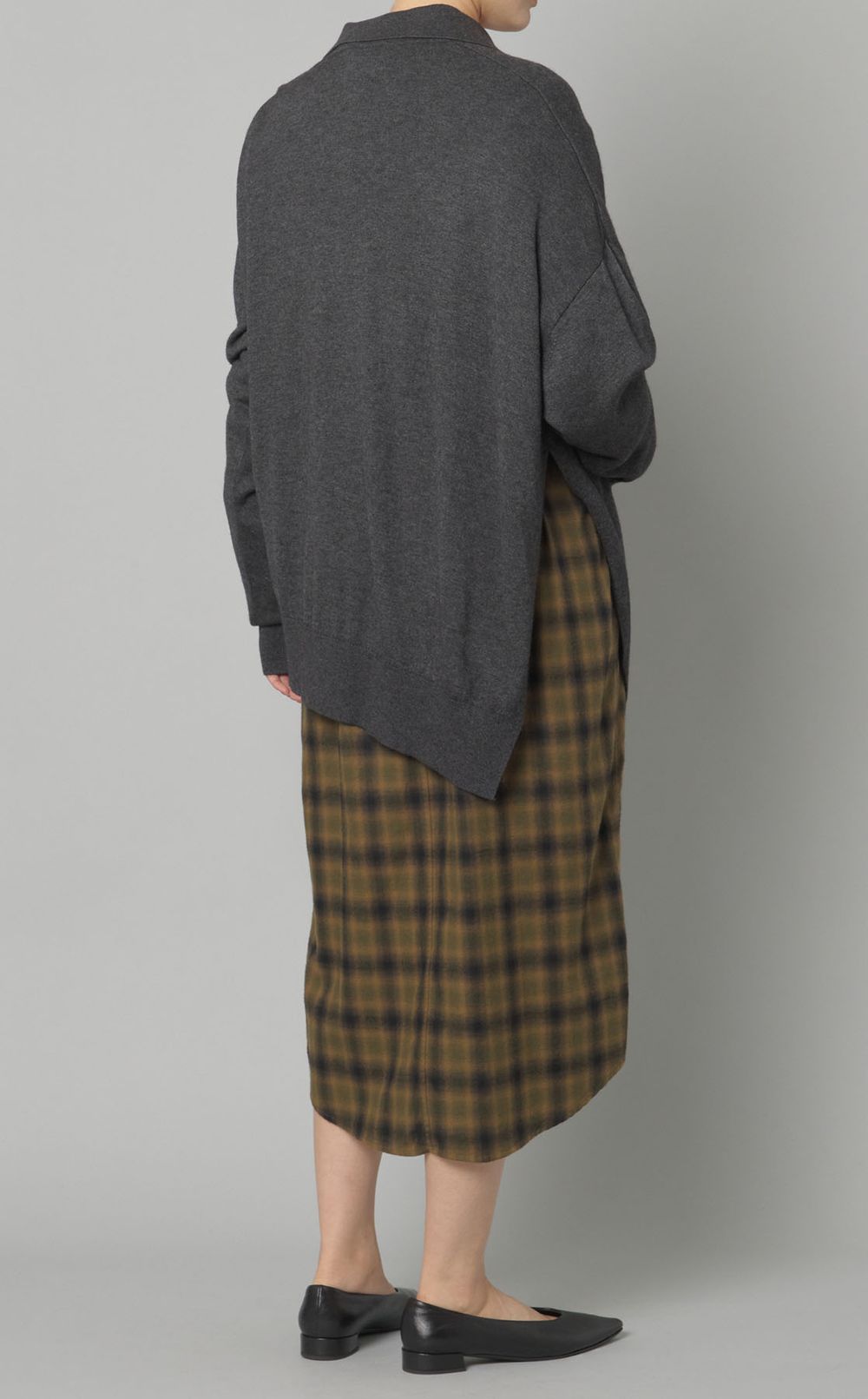 スキッパーニットプルオーバー