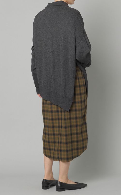 スキッパーニットプルオーバー