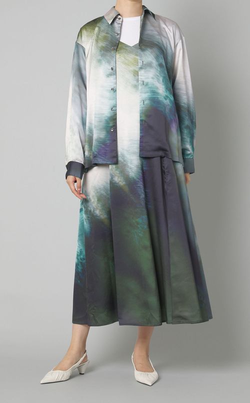 プリントキャミソールワンピース