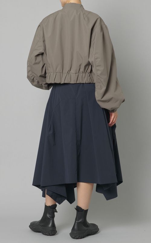 ギャザースリーブMA-1ブルゾン