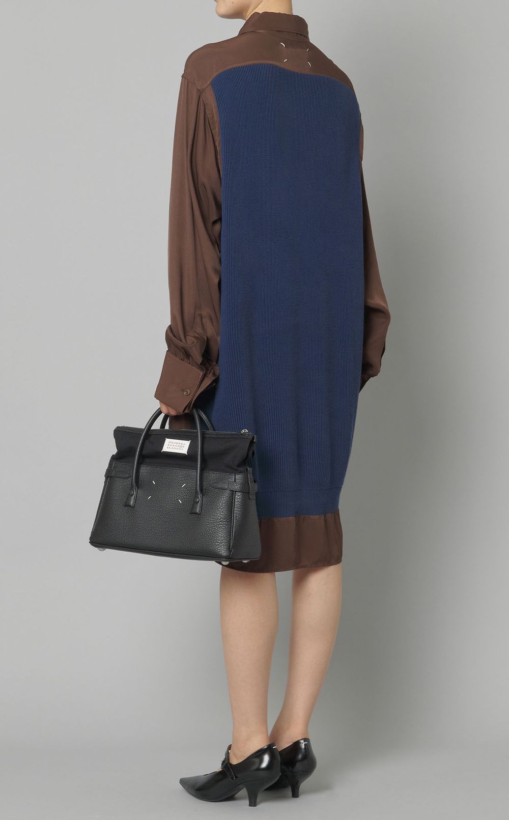 5ACレザーハンドバッグ