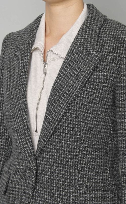 ウールツイードテーラードジャケット