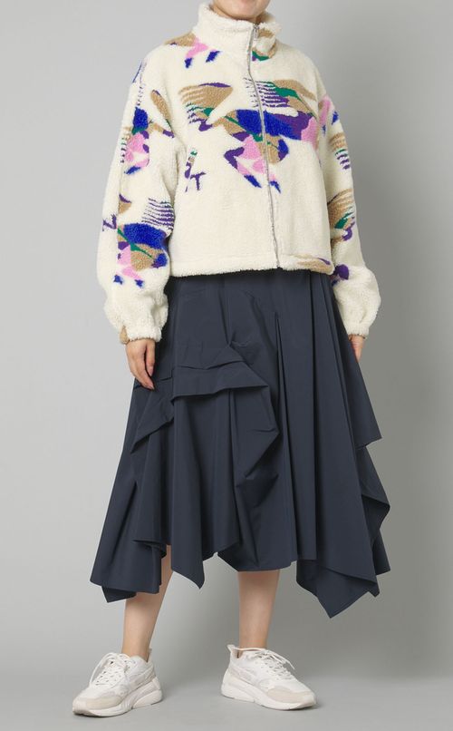 アシンメトリーボリュームスカート