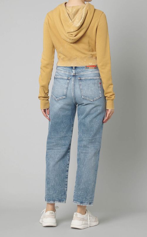 スリムフィットセンターロゴフーディ